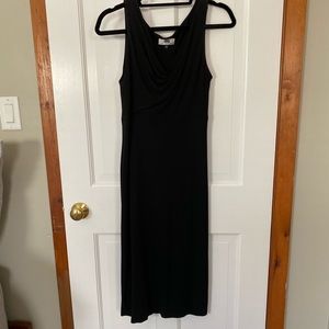 DVF black cocktail dress size 8